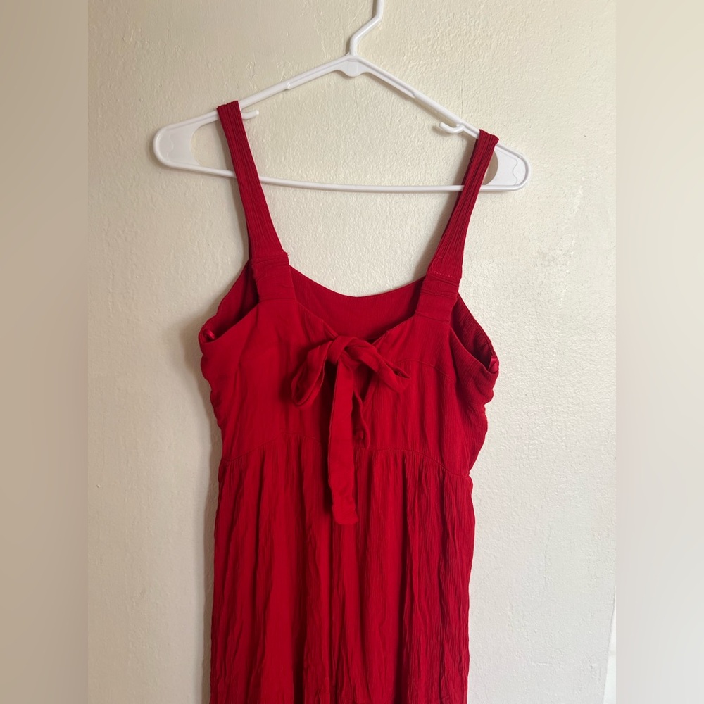 Knox Rose Maxi Red Dress Size Medium - Picture 3 of 5